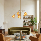 Lampadario in Vetro Flora