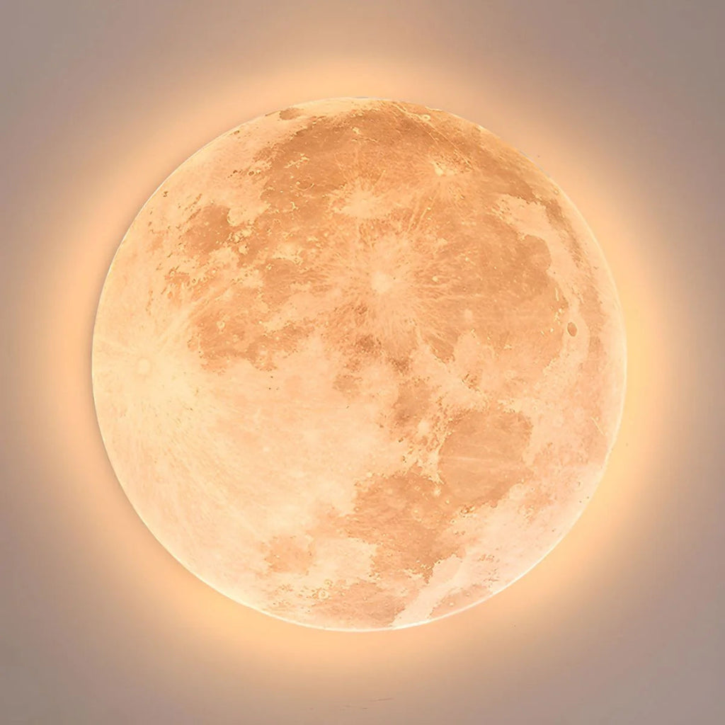 Moderna Creativa Lampada da Soffitto Rotonda Luna