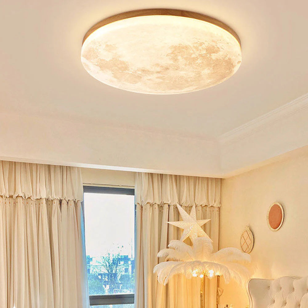 Moderna Creativa Lampada da Soffitto Rotonda Luna