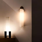 Lampada da Parete Interna in Vetro Giugno Cilindrica