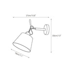 Lampada da Parete con Braccio Articolato Costanza