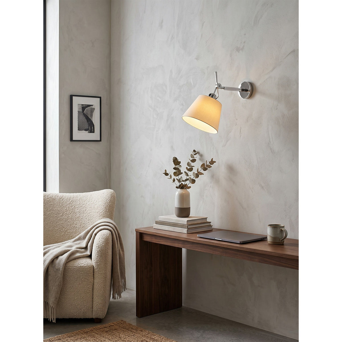 Lampada da Parete con Braccio Articolato Costanza