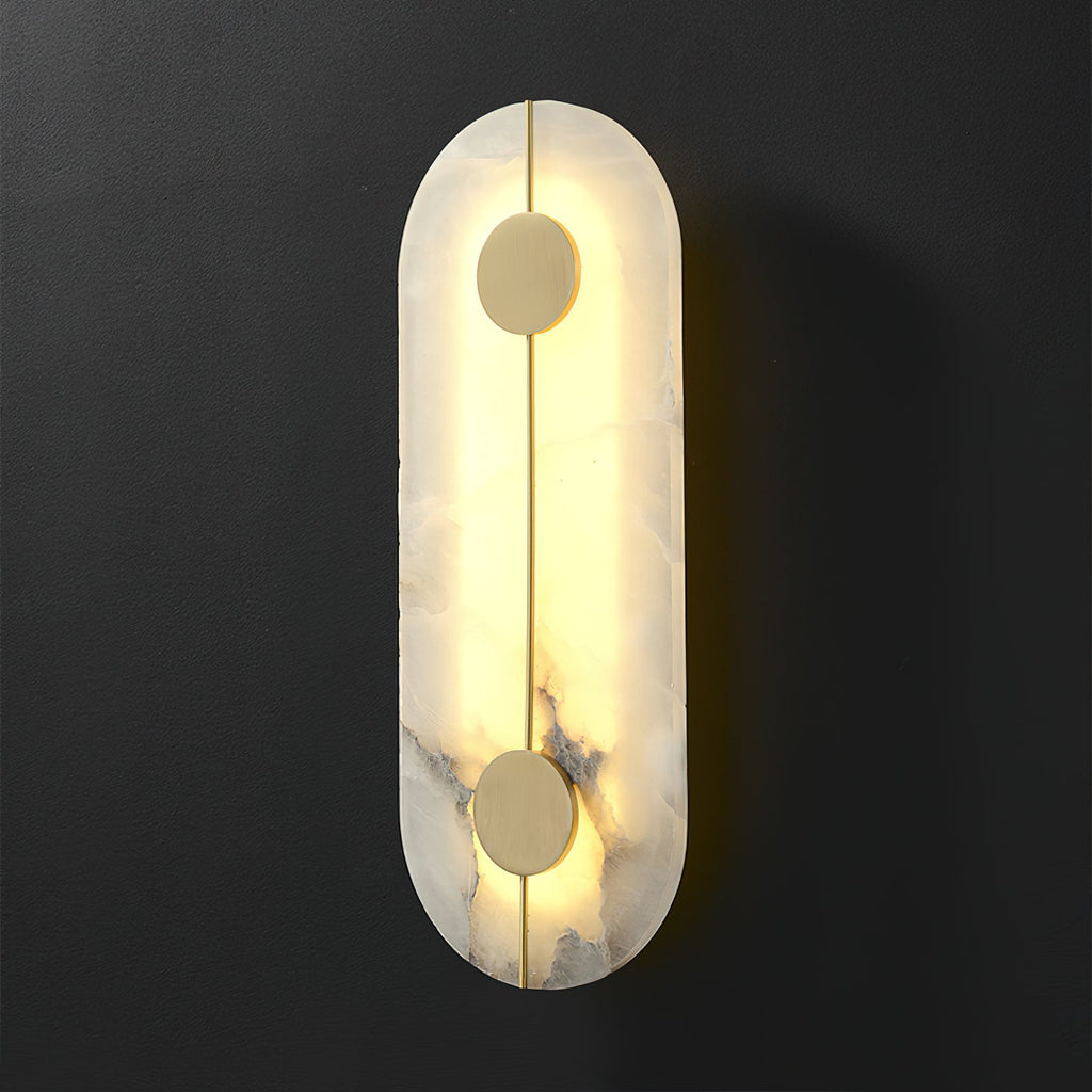 Lampada da Parete in Alabastro Artistico