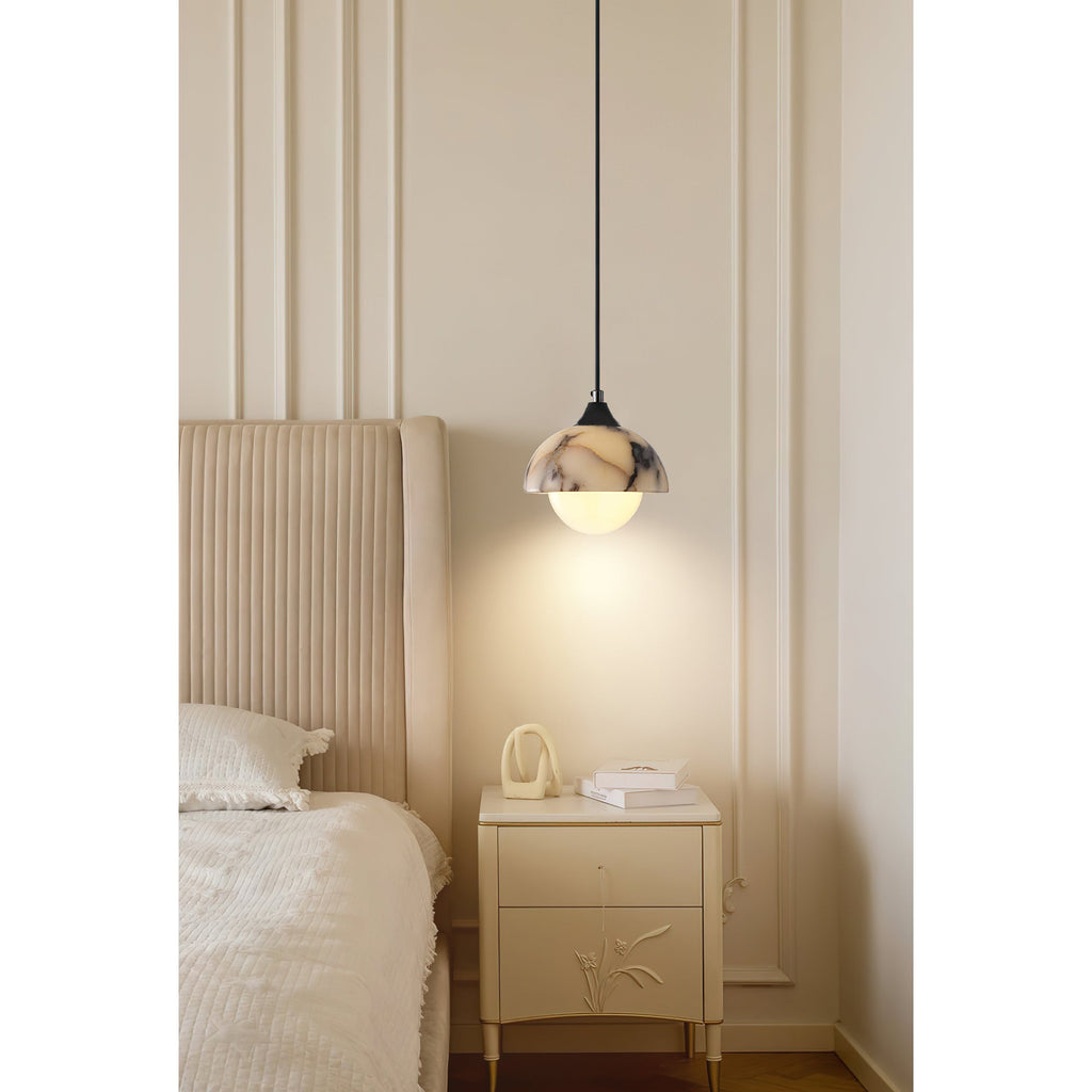 Lampada a sospensione in marmo Artome