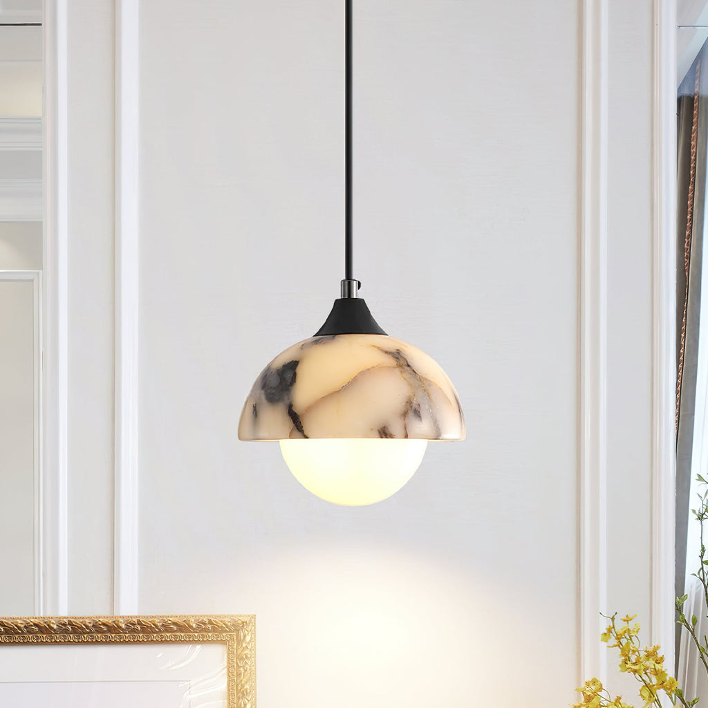 Lampada a sospensione in marmo Artome