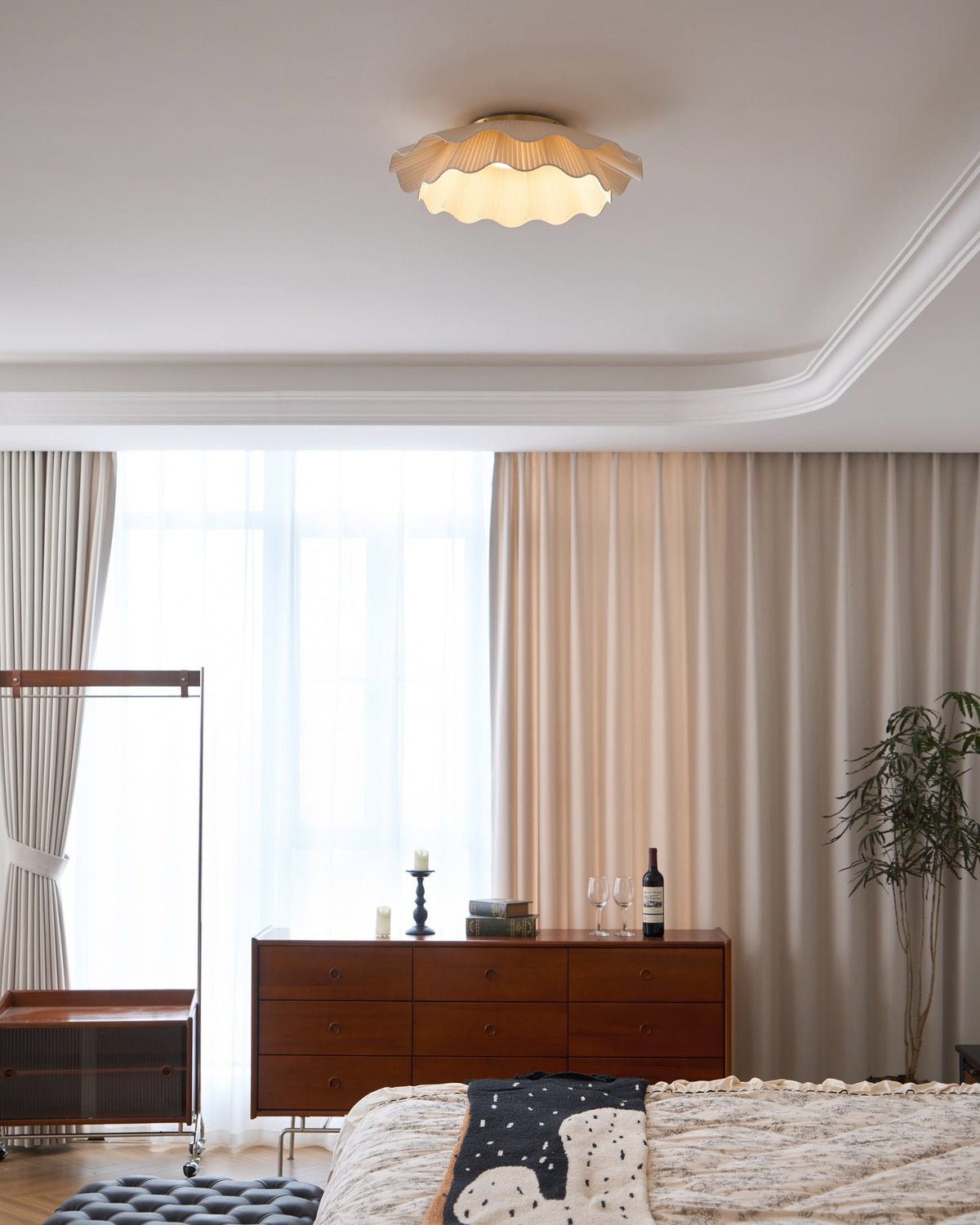 Lampada da soffitto Arwen Fabric Wave