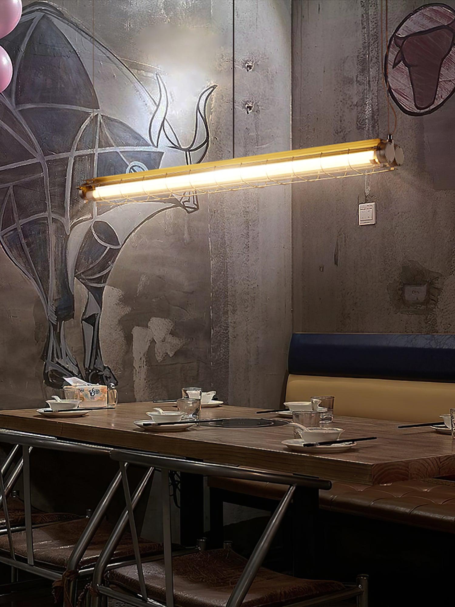 Lampada a Sospensione Lineare Industriale Arsorisra