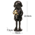 Statua di Astronauta Subacqueo con Polpo