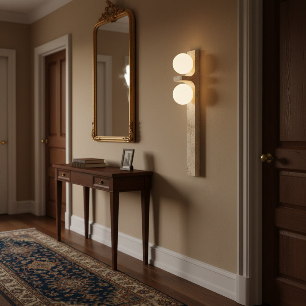 Applique Asimmetrica in Travertino