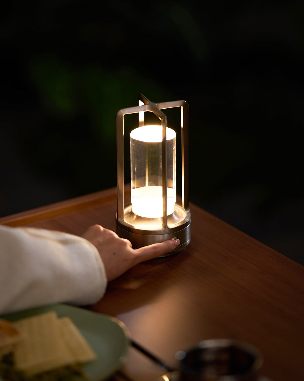 Lampada da Tavolo a Cristallo Senza Fili (batteria integrata)