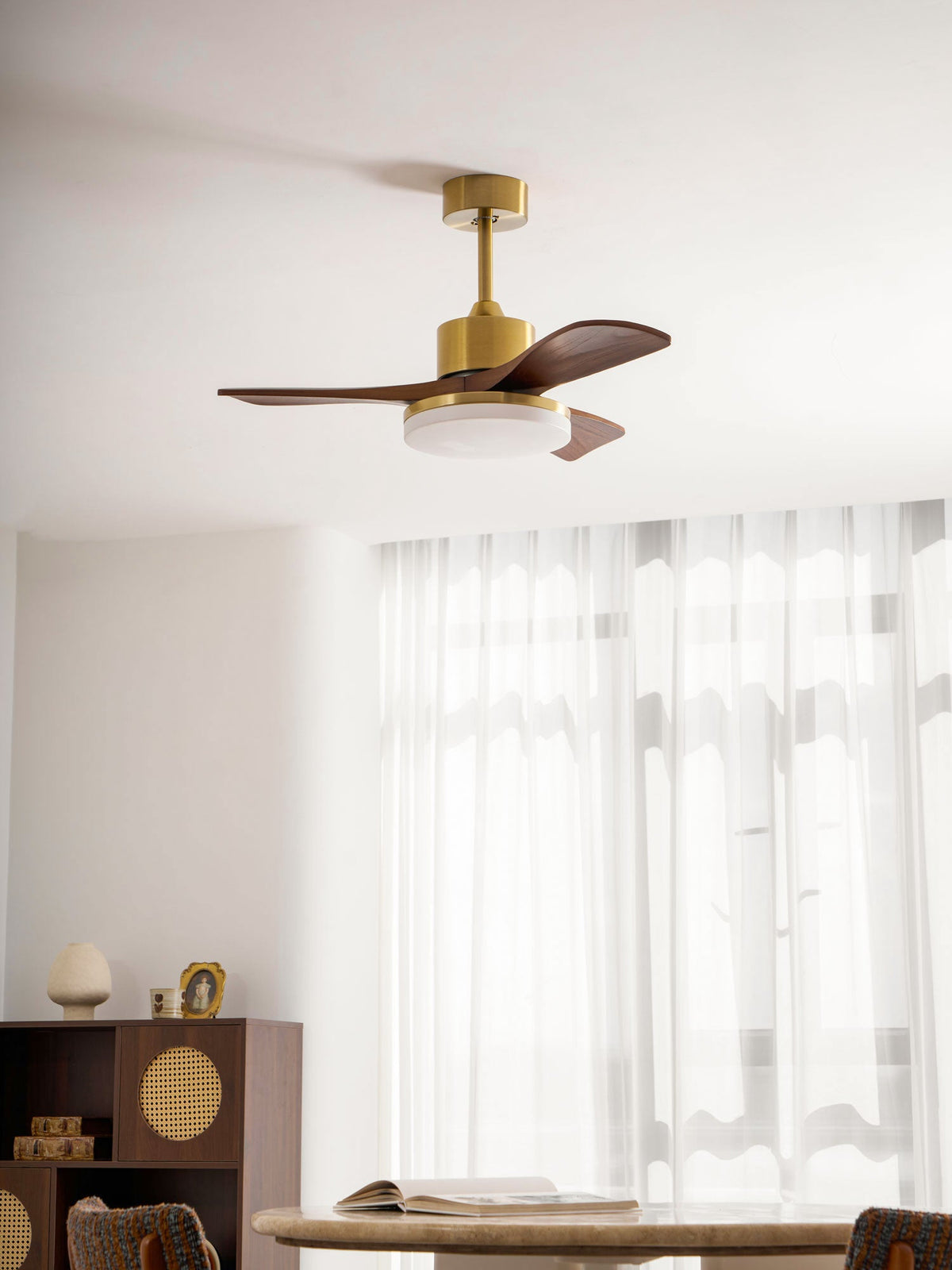 Aurevo Ventilatore da Soffitto con Luce