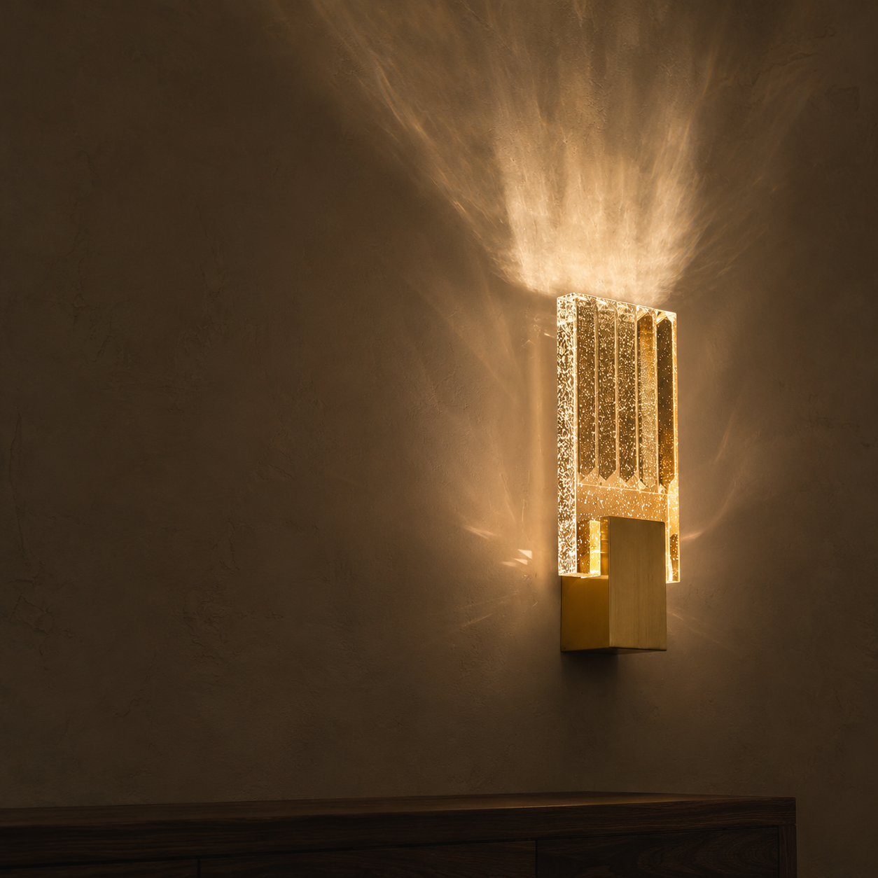AuroraLux Bubble Wandlamp – Luxe Oro LED