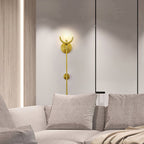 Applique a Muro Globo in Alabastro Crescent-Cradle