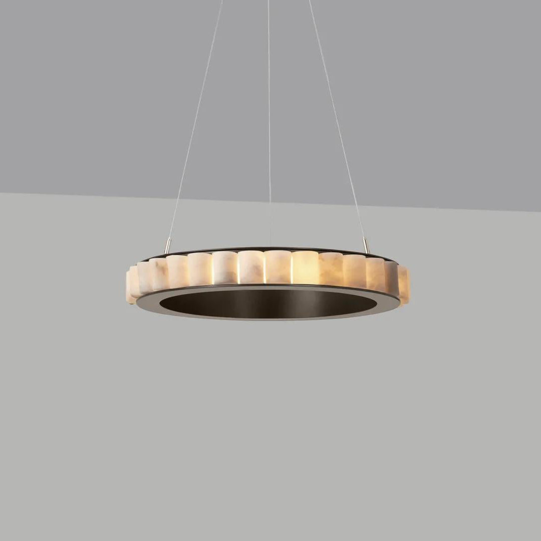 Sifuvyh Lampadario Postmoderno di Lusso in Alabastro Inossidabile
