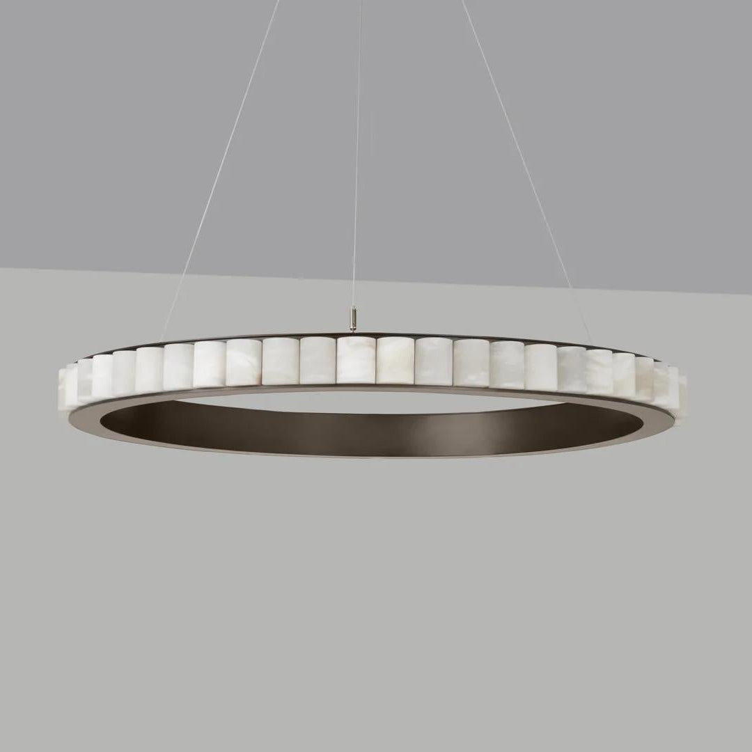 Sifuvyh Lampadario Postmoderno di Lusso in Alabastro Inossidabile