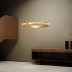 Sifuvyh Lampadario Postmoderno di Lusso in Alabastro Inossidabile