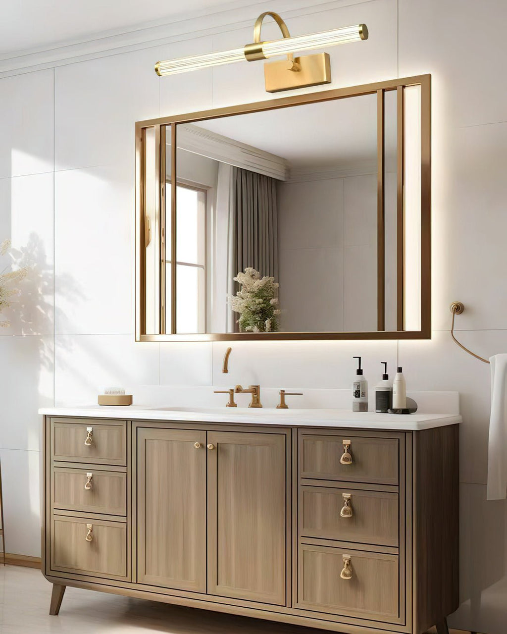Beryl Applique Ottone Moderna Minimalista