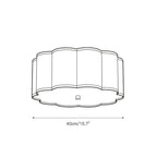 Lampada da soffitto Axis Drum