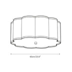 Lampada da soffitto Axis Drum
