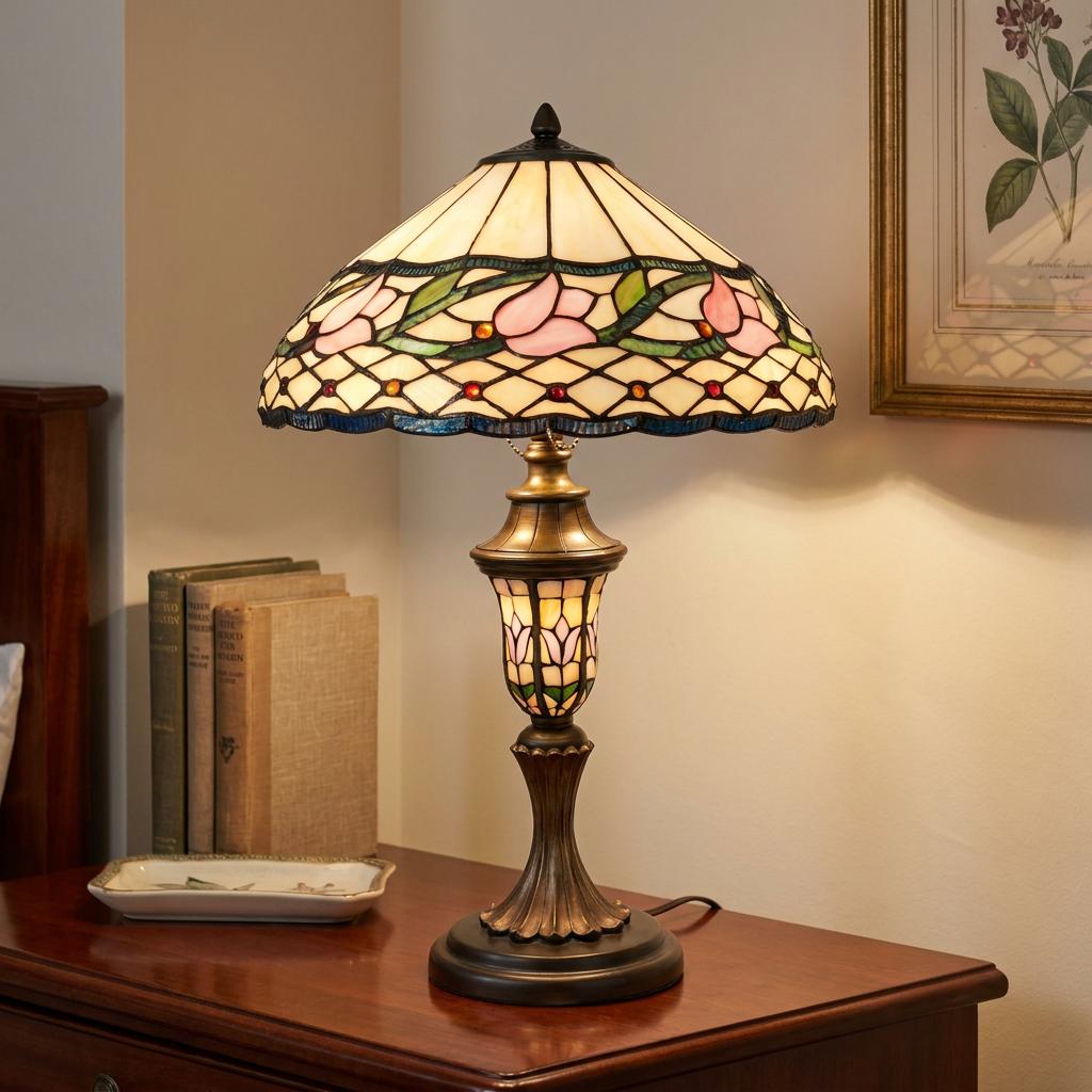 Lampada da Tavolo Ayr Tiffany - Tiffany Lighting Direct