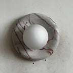 Applique in Marmo Rosso Orli