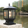 Lanterna LED in Vetro e Metallo Etilo per Esterni
