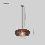 Muto Nordic Japanese Pendant Light Legno Camera da Letto/Soggiorno