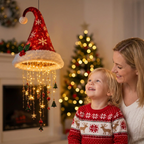 Cappello da Babbo Natale con illuminazione LED – Cappello di Natale Festivo con Luci