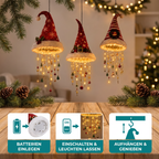 Cappello da Babbo Natale con illuminazione LED – Cappello di Natale Festivo con Luci