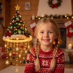 Cappello da Babbo Natale con illuminazione LED – Cappello di Natale Festivo con Luci