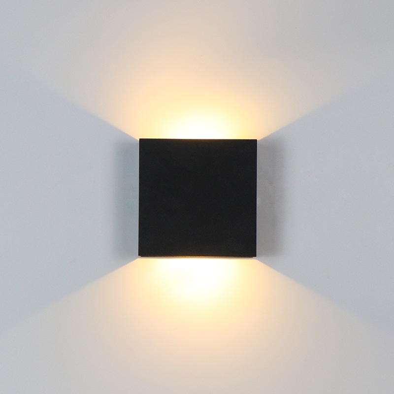 Lampada da Parete LED Impermeabile in Alluminio Cubo Piccolo Moderno Minimalista per Soggiorno