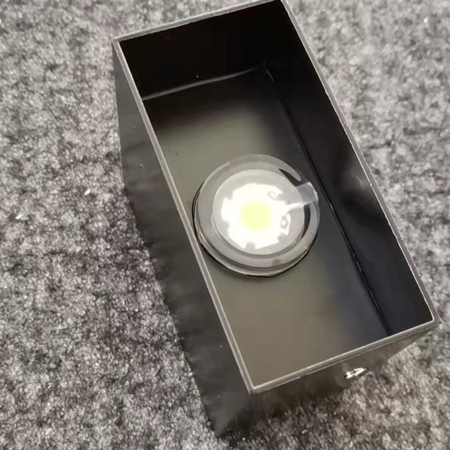 Lampada da Parete LED Impermeabile in Alluminio Cubo Piccolo Moderno Minimalista per Soggiorno