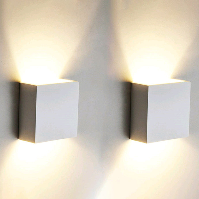 Lampada da Parete LED Impermeabile in Alluminio Cubo Piccolo Moderno Minimalista per Soggiorno