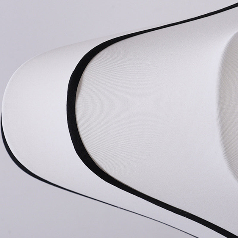 Lampadario a Forma di Lanterne Cinesi Tradizionali in Tessuto Hardware 1/3 - Per Sala da Pranzo