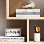 Libreria Moderna Minimalista Rettangolare MDF a 3 Ripiani per Ufficio a Casa