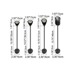 Lampada da Parete LED a Cono in Alluminio Gooseneck Industriale Contemporanea per Uso Notturno
