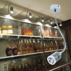 Lampada da Parete LED a Cono in Alluminio Gooseneck Industriale Contemporanea per Uso Notturno