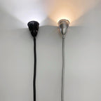 Lampada da Parete LED a Cono in Alluminio Gooseneck Industriale Contemporanea per Uso Notturno