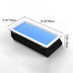Moderna Lampada a Soffitto LED Metallica Minimalista Blu Cielo per Soggiorno