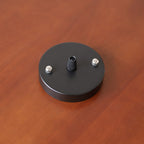 Lampadario Tradizionale in Ceramica e Ferro a Forma di Cono con 1 Luce per Camera da Letto e Soggiorno