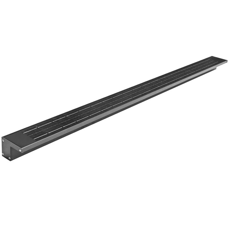 Lampada da Parete LED da Esterno con Striscia in Alluminio Temperato e Vetro, Impermeabile e Minimalista