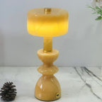 Lampada da Tavolo LED USB in Alluminio e Marmo Moderno Minimalista