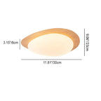 Lampada da soffitto a LED in ferro acrilico a forma di ciottolo scandinavo contemporaneo per camera da letto