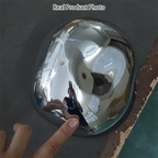 Lampada da parete a sfera irregolare in vetro elettroplaccato minimalista moderna con 1 luce per soggiorno