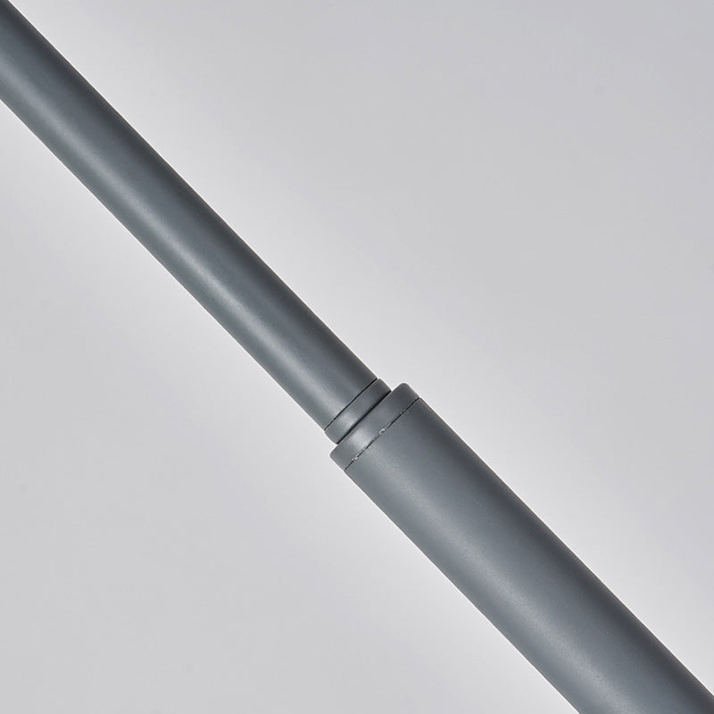 Lampada da Terra LED Rotonda in Ferro Scandinava Contemporanea per Camera da Letto