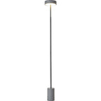 Lampada da Terra LED Rotonda in Ferro Scandinava Contemporanea per Camera da Letto