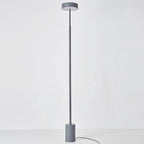 Lampada da Terra LED Rotonda in Ferro Scandinava Contemporanea per Camera da Letto