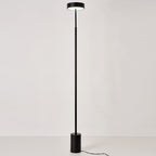 Lampada da Terra LED Rotonda in Ferro Scandinava Contemporanea per Camera da Letto