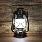Lampada da Tavolo Tradizionale Vintage Rotonda a Forma di Cavallo in Ferro Acrilico LED per Soggiorno