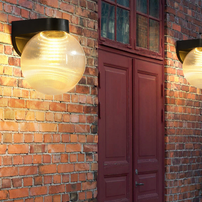 Lampada da Parete Moderna Semplice Impermeabile in Policarbonato Acrilico con 1 Luce per Patio Esterno